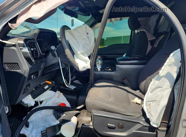 1FTFW1P83NKE40591 2022 FORD F150 Silver წინა სალონის ხედი