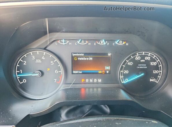 1FTFW1P83NKE40591 2022 FORD F150 Silver ხელსაწყოთა პანელის ხედი