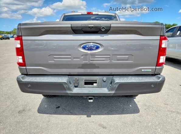 1FTFW1P83NKE90164 2022 FORD F150 Gray Vista trasera