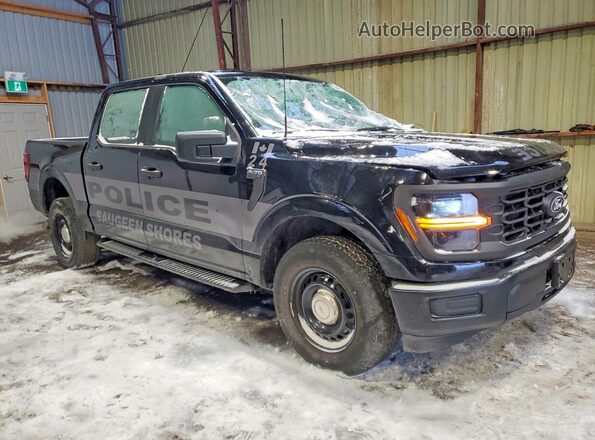 1FTFW1P85RKD47383 2024 FORD F150 Black Przód prawy