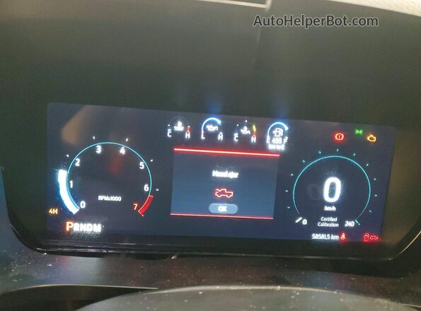 1FTFW1P85RKD47383 2024 FORD F150 Black Widok zestawu wskaźników