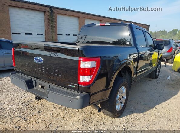 1FTFW1P86NKD04844 2022 FORD F-150 POLICE RESPONDER Black Հետևի աջ
