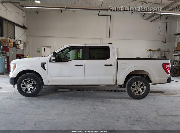 1FTFW1P88MKE89932 2021 FORD F-150 POLICE RESPONDER White Սալոնի 360 աստիճան տեսք