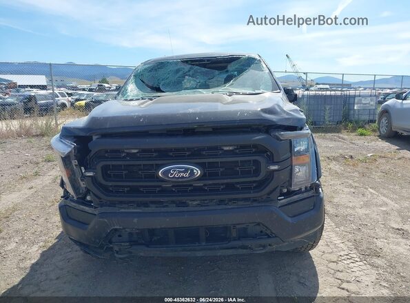 1FTFW1P8XPKF12616 2023 FORD F-150 POLICE RESPONDER Black Панорамний вид салону 360°