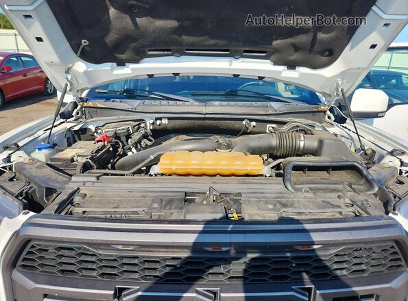 1FTFW1RG0JFA12338 2018 FORD F150 White უკანა სალონის ხედი
