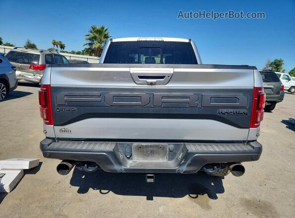 1FTFW1RG0KFA16178 2019 FORD F150 Silver Widok z tyłu