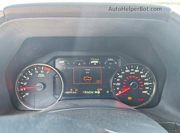 1FTFW1RG0KFA16178 2019 FORD F150 Silver Widok zestawu wskaźników