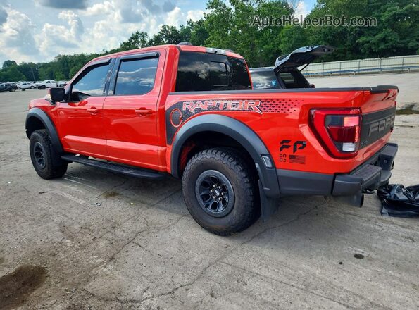 1FTFW1RG0NFA96652 2022 FORD F150 Оранжевый Задняя левая четверть
