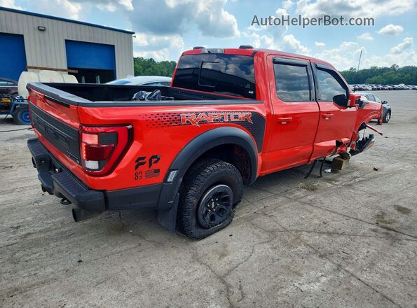 1FTFW1RG0NFA96652 2022 FORD F150 Оранжевый Задняя правая четверть