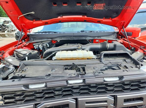 1FTFW1RG0NFA96652 2022 FORD F150 Оранжевый Вид задней части салона