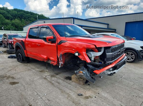 1FTFW1RG0NFA96652 2022 FORD F150 Оранжевый Передняя правая четверть