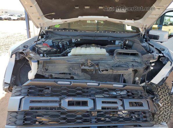 1FTFW1RG0PFC80802 2023 FORD F150 Gray Rear interior view
