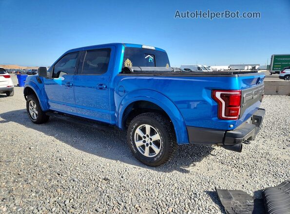 1FTFW1RG1KFC86214 2019 FORD F150 Blue Задня ліва чверть