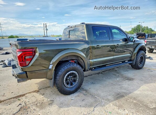 1FTFW1RG1RFB76256 2024 FORD F150 Green უკანა მარჯვენა