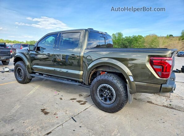 1FTFW1RG1RFB76256 2024 FORD F150 Green უკანა მარცხენა