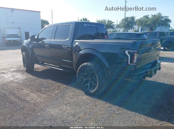 1FTFW1RG2HFA85818 2017 FORD F150 Черный Задняя левая четверть