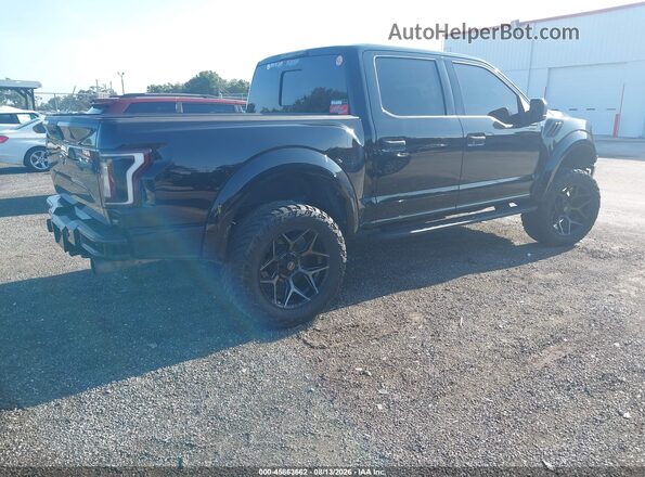 1FTFW1RG2HFA85818 2017 FORD F150 Черный Задняя правая четверть