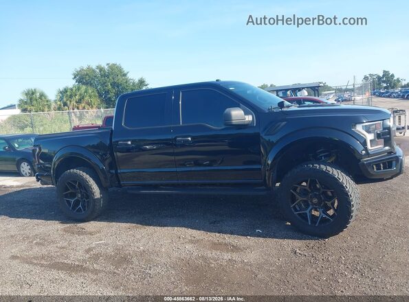 1FTFW1RG2HFA85818 2017 FORD F150 Черный Панорамный вид салона 360°