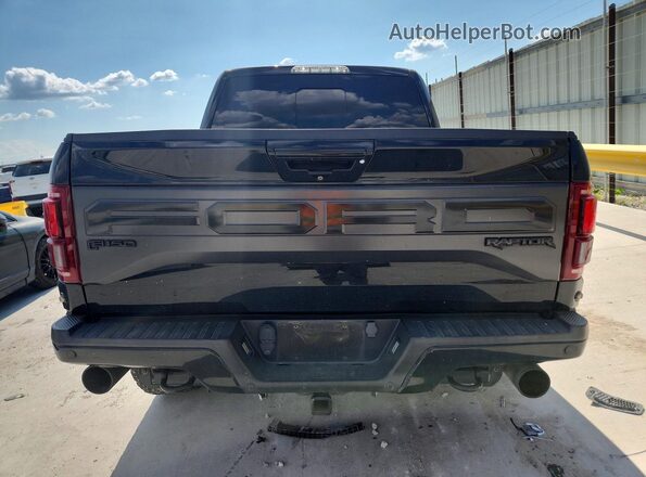 1FTFW1RG2JFA16813 2018 FORD F150 Black Հետևի տեսք
