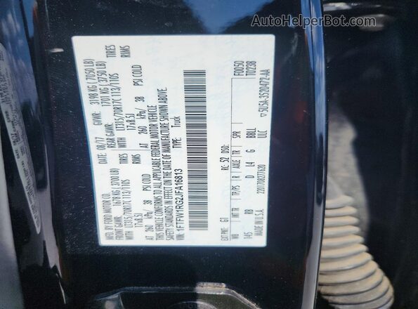 1FTFW1RG2JFA16813 2018 FORD F150 Black Շարժիչի բաժամունքի տեսք