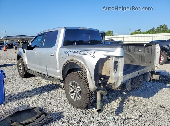 1FTFW1RG2JFA71522 2018 FORD F150 Silver Trasero izquierdo
