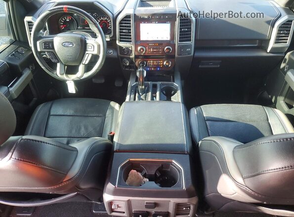 1FTFW1RG2JFA71522 2018 FORD F150 Silver Vista del salpicadero