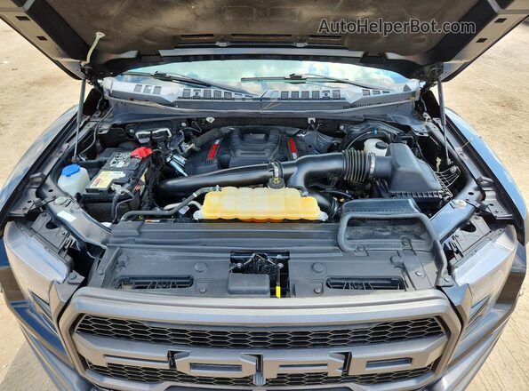 1FTFW1RG2KFA07725 2019 FORD F150 Black უკანა სალონის ხედი