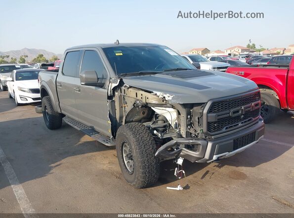 1FTFW1RG2LFC65647 2020 FORD F150 Gray Widok z przodu