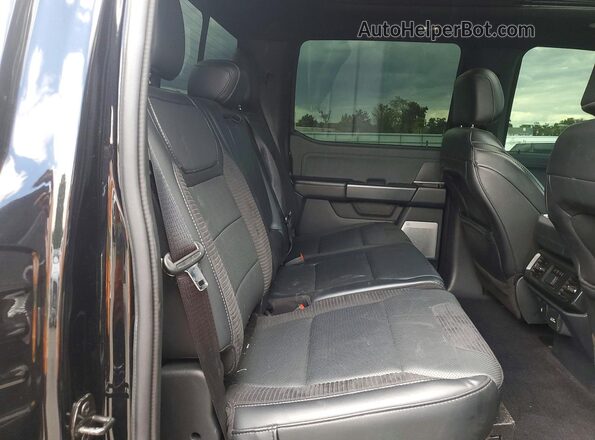 1FTFW1RG2PFC37708 2023 FORD F150 Черный Вид задних сидений