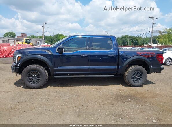1FTFW1RG2RFA18587 2024 FORD F150 Dark Blue Սալոնի 360 աստիճան տեսք