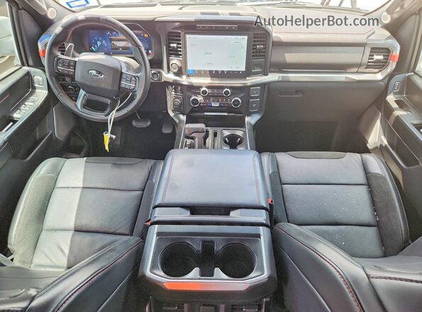 1FTFW1RG2RFB68103 2024 FORD F150 Gray Առջևի վահանակի տեսք