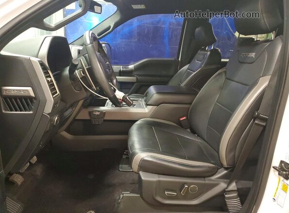 1FTFW1RG3HFA24820 2017 FORD F150 White წინა სალონის ხედი