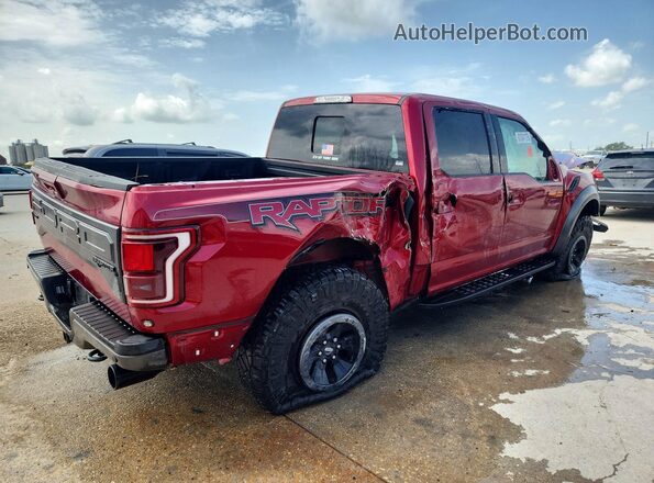 1FTFW1RG3HFA64105 2017 FORD F150 Red Trasero derecho
