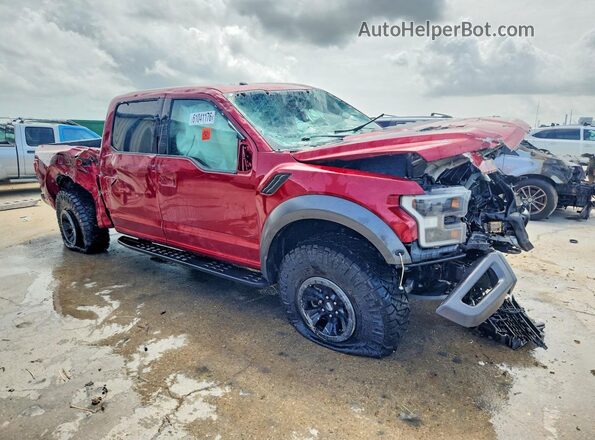 1FTFW1RG3HFA64105 2017 FORD F150 Red Delantero derecho
