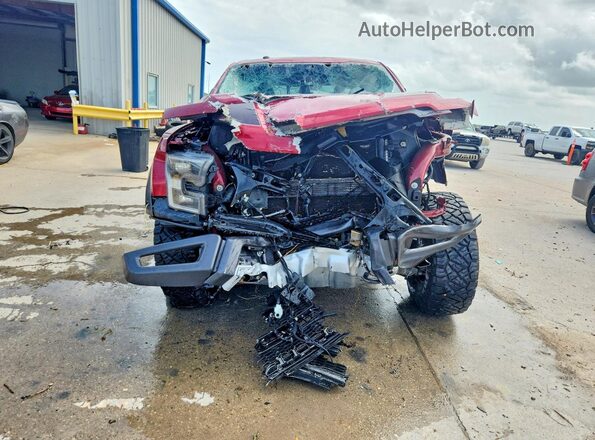 1FTFW1RG3HFA64105 2017 FORD F150 Red Vista frontal