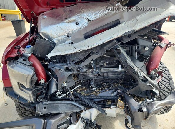 1FTFW1RG3HFA64105 2017 FORD F150 Red Vista interior trasera