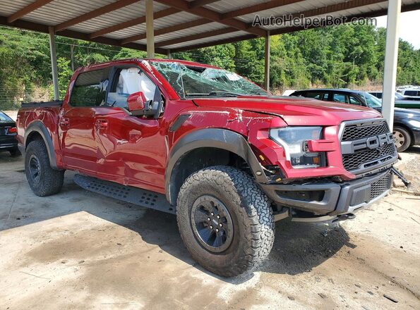1FTFW1RG3JFC51947 2018 FORD F150 Red წინა მარჯვენა
