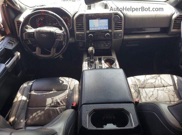 1FTFW1RG3JFC51947 2018 FORD F150 Red წინა პანელის ხედი