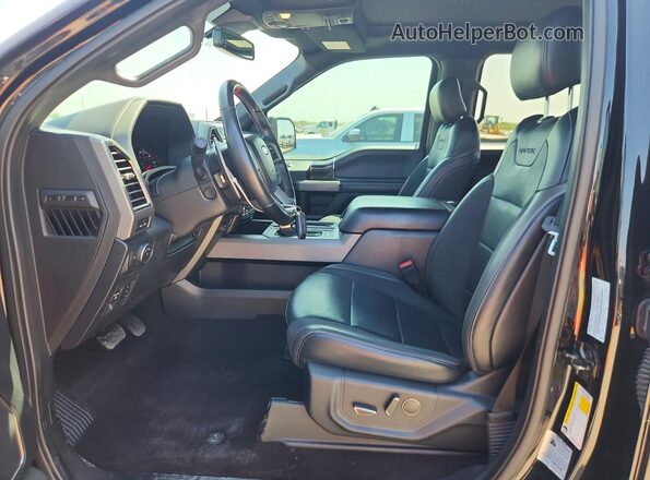 1FTFW1RG3KFA63138 2019 FORD F150 Black Front interior view