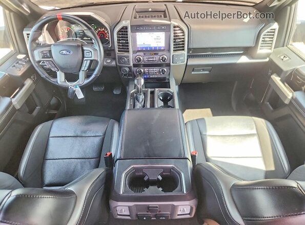 1FTFW1RG3KFA63138 2019 FORD F150 Black Dashboard view