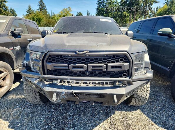 1FTFW1RG3KFB67029 2019 FORD F150 Gray Front view