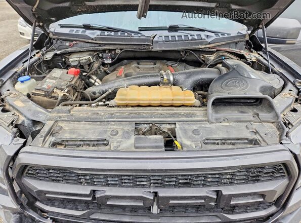 1FTFW1RG3KFB67029 2019 FORD F150 Gray Rear interior view