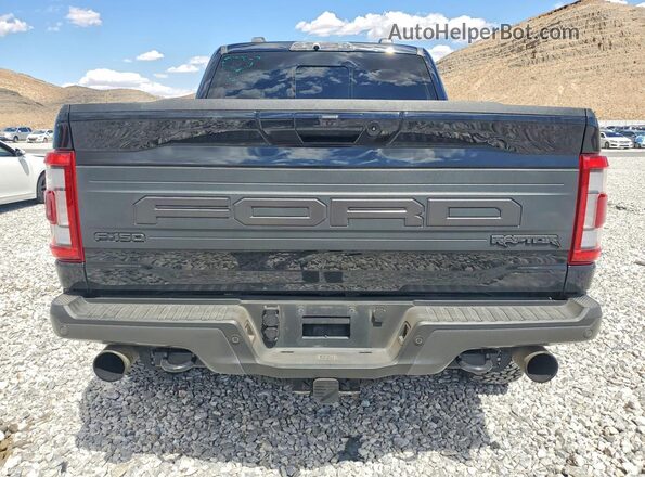1FTFW1RG3MFC23618 2021 FORD F150 Black უკანა ხედი