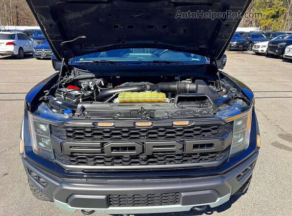 1FTFW1RG3NFA85449 2022 FORD F150 Черный Вид панели приборов