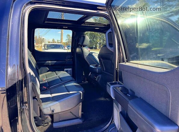 1FTFW1RG3NFA85449 2022 FORD F150 Черный Вид сзади