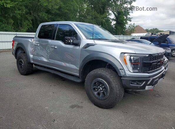1FTFW1RG3NFC43014 2022 FORD F150 Серый Передняя правая четверть