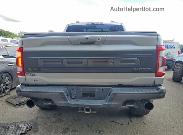 1FTFW1RG3NFC43014 2022 FORD F150 Серый Вид сзади