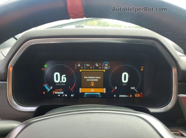 1FTFW1RG3NFC43014 2022 FORD F150 Серый Вид щитка приборов