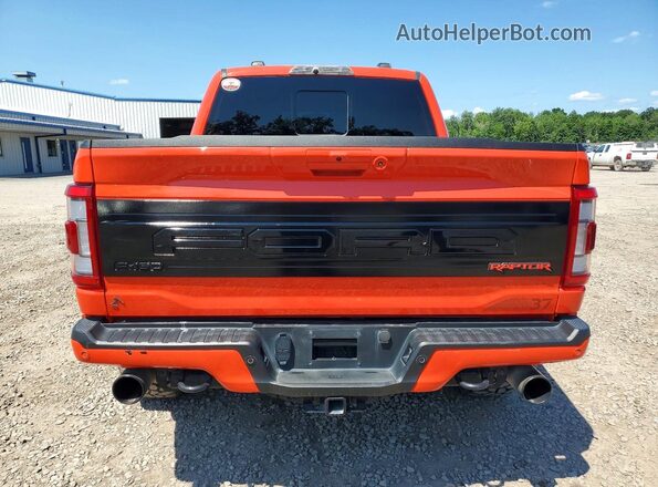 1FTFW1RG3PFC76484 2023 FORD F150 Orange Rear view