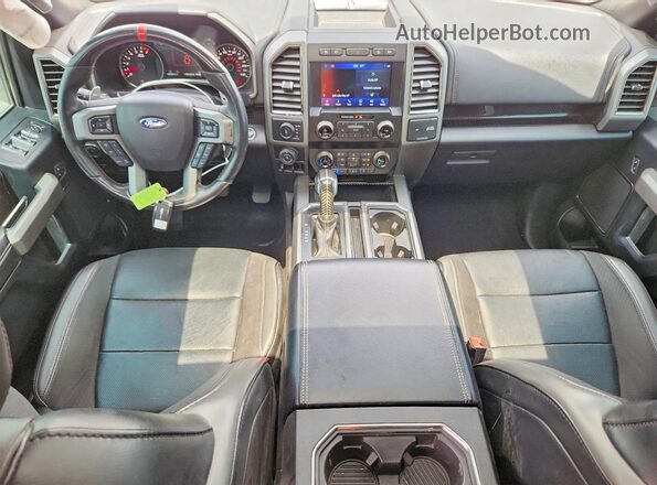 1FTFW1RG4KFB12122 2019 FORD F150 Gray Vista del salpicadero